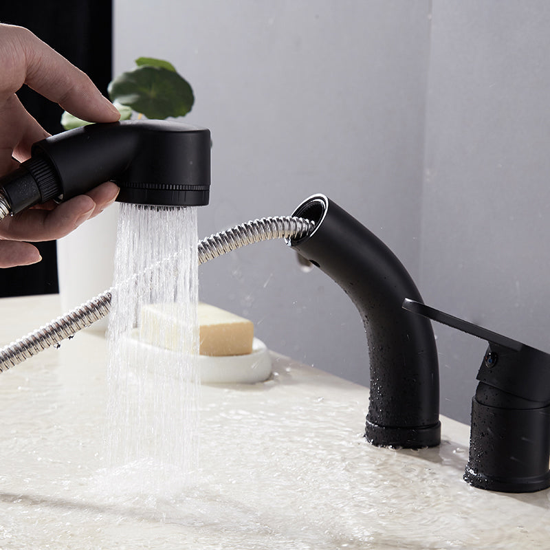 Vessel Sink Bathroom Faucet High-Arc Swivel Spout 2 Hole Faucets