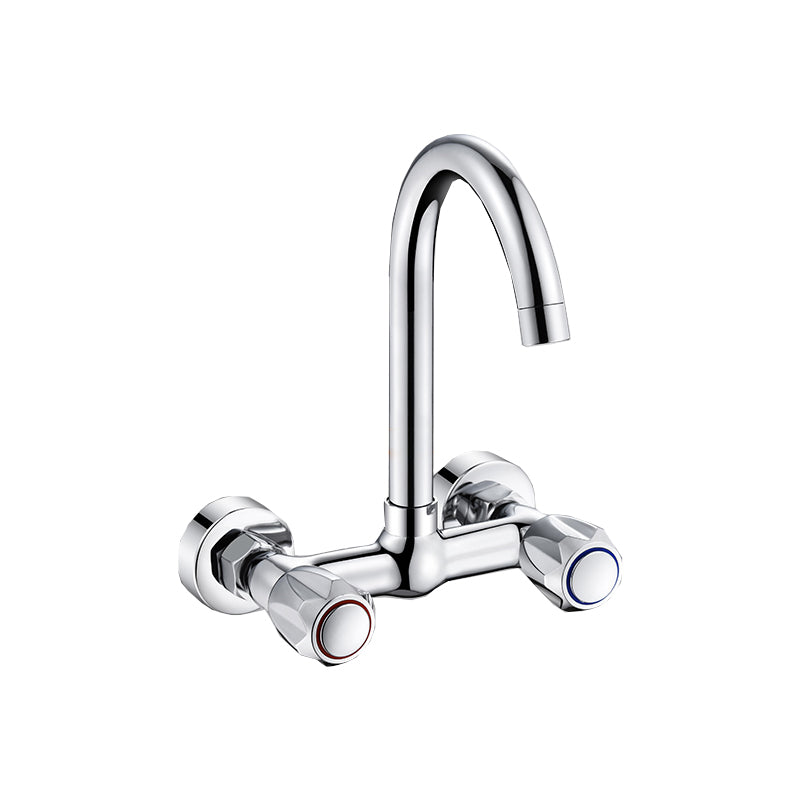 Contemporary Kitchen Bar Faucet Swivel Spout Wall Mounted Kitchen Faucet