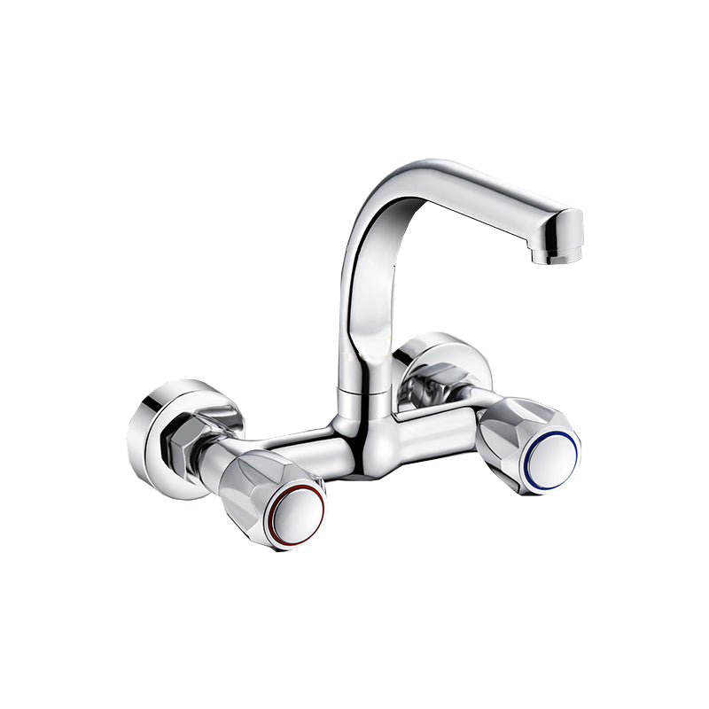 Contemporary Kitchen Bar Faucet Swivel Spout Wall Mounted Kitchen Faucet