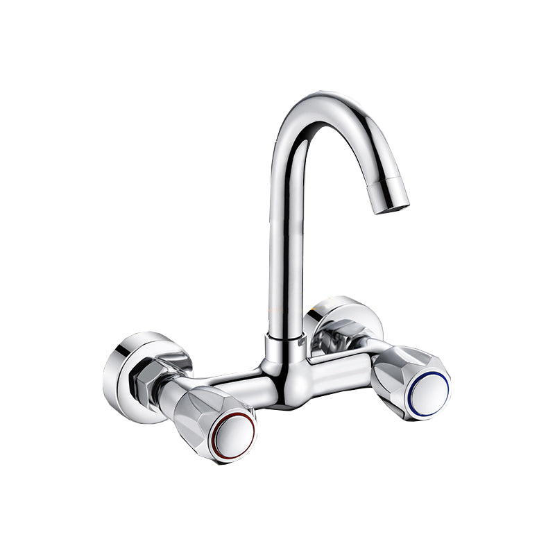 Contemporary Kitchen Bar Faucet Swivel Spout Wall Mounted Kitchen Faucet