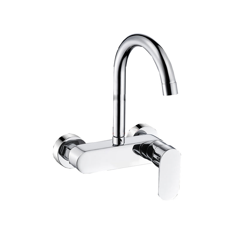 Contemporary Kitchen Bar Faucet Swivel Spout Wall Mounted Kitchen Faucet