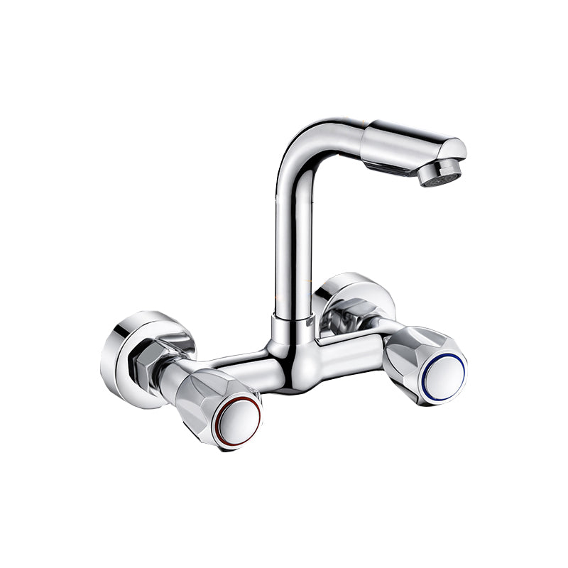 Contemporary Kitchen Bar Faucet Swivel Spout Wall Mounted Kitchen Faucet