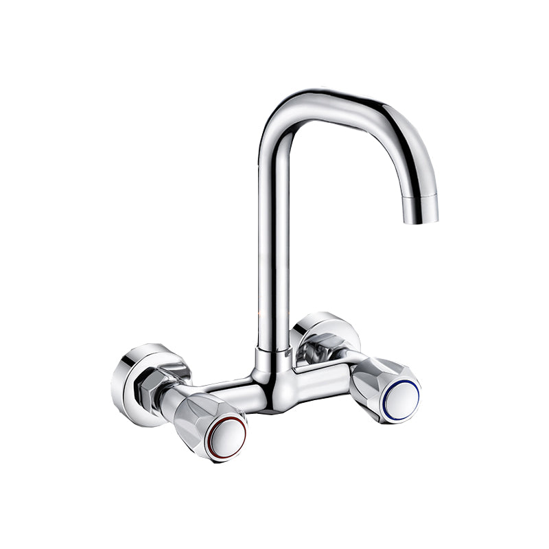 Contemporary Kitchen Bar Faucet Swivel Spout Wall Mounted Kitchen Faucet