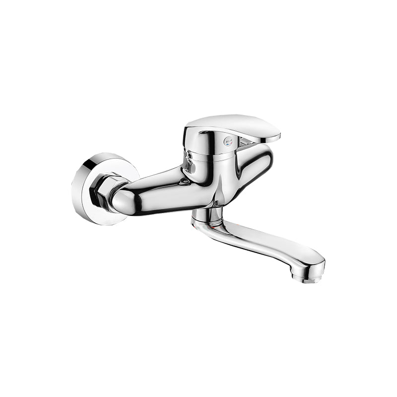 Contemporary Kitchen Bar Faucet Swivel Spout Wall Mounted Kitchen Faucet