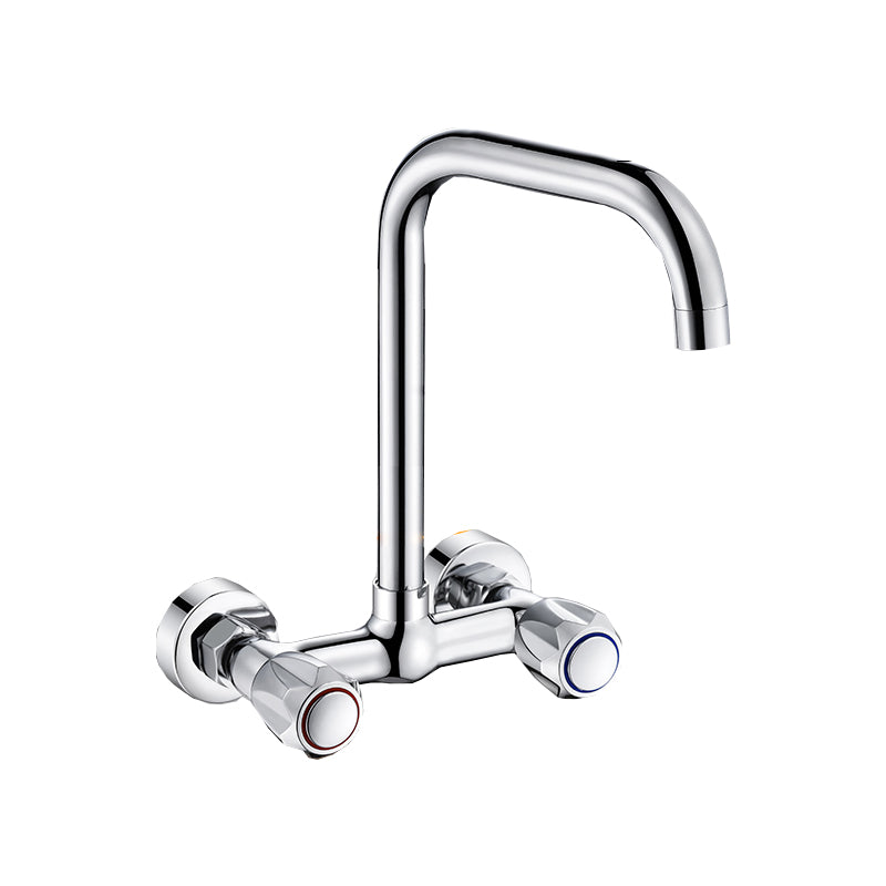 Contemporary Kitchen Bar Faucet Swivel Spout Wall Mounted Kitchen Faucet