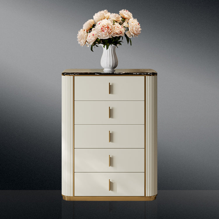Classic Glam Storage Chest Dresser 5/4/6 Drawers Storage Chest , 17.55 Inch Width