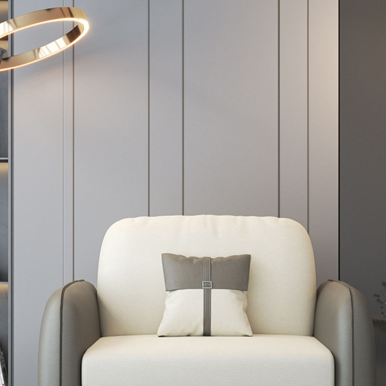 32" Wide Contemporary Sleeper Sofa Futon Faux Leather Sleeper Sofa