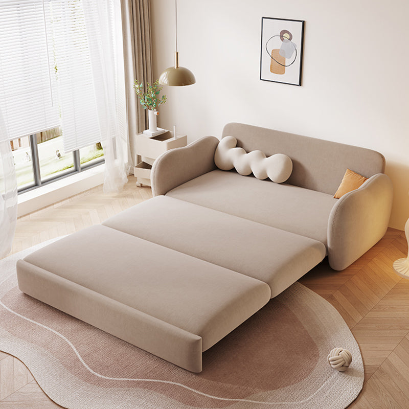Scandinavian Foldable Futon Sleeper Espresso Futon Sleeper Sofa Bed