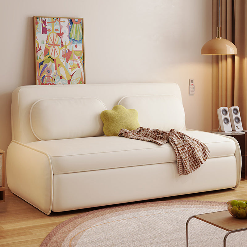 Scandinavian Foldable Futon Sleeper White Futon Sleeper Sofa Bed