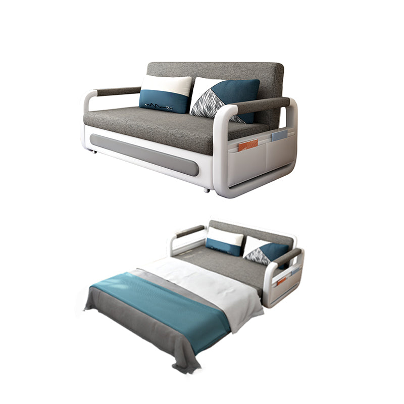 35" Wide Contemporary Sleeper Sofa Futon Storage Sleeper Sofa