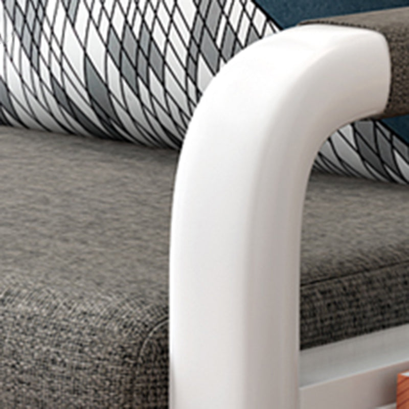 35" Wide Contemporary Sleeper Sofa Futon Storage Sleeper Sofa