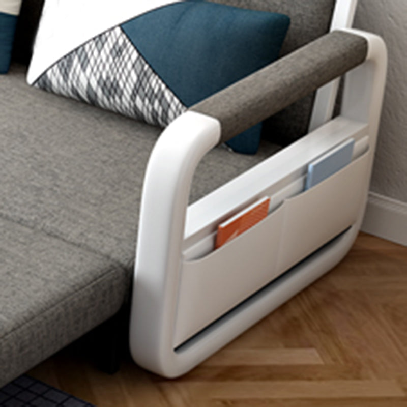 35" Wide Contemporary Sleeper Sofa Futon Storage Sleeper Sofa