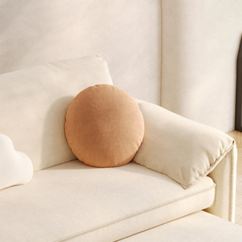 35" Wide Scandinavian Sleeper Sofa Futon Foldable White Sleeper Sofa