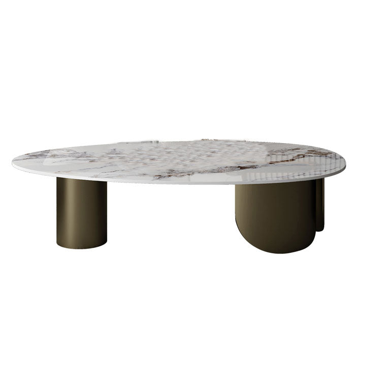 Abstract Coffee Table Slate Top Geometric Coffee Coffee or End Table