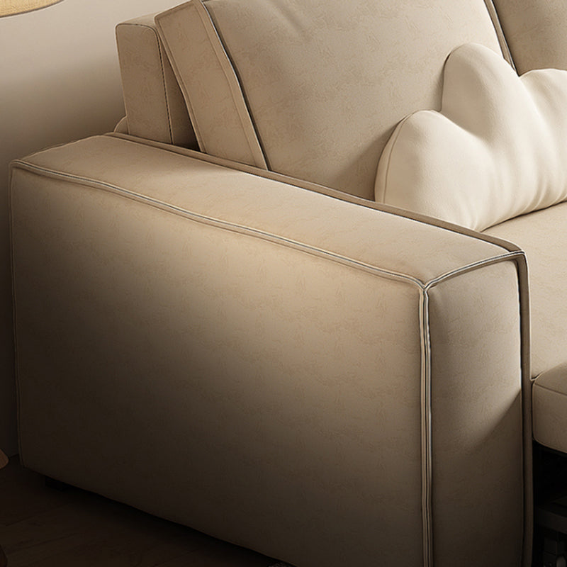 Contemporary Foldable Futon Sleeper White Futon and Mattress