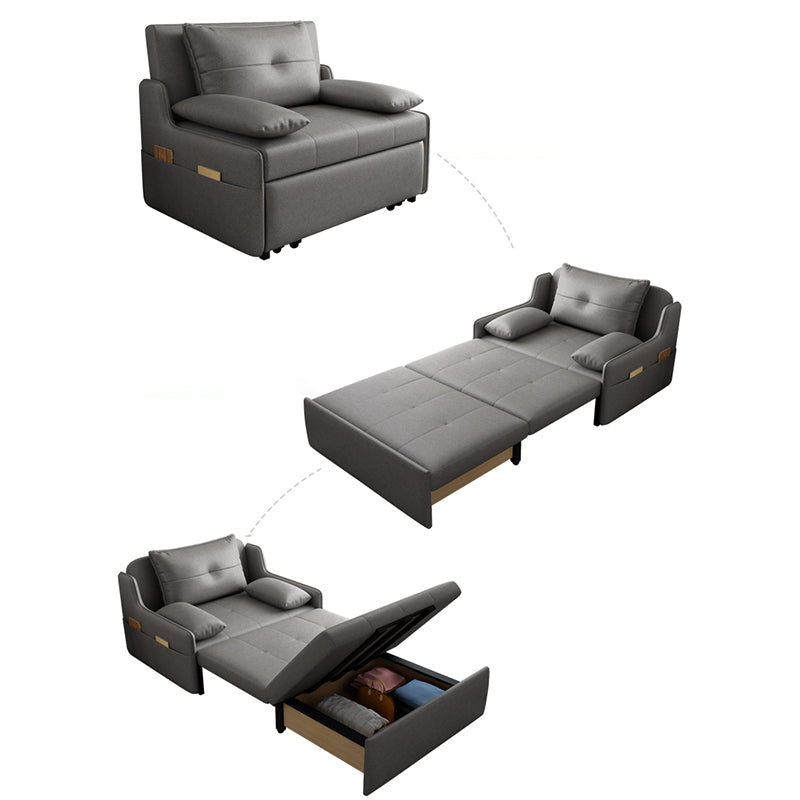 33" Wide Scandinavian Sleeper Sofa Futon Foldable Sleeper Sofa