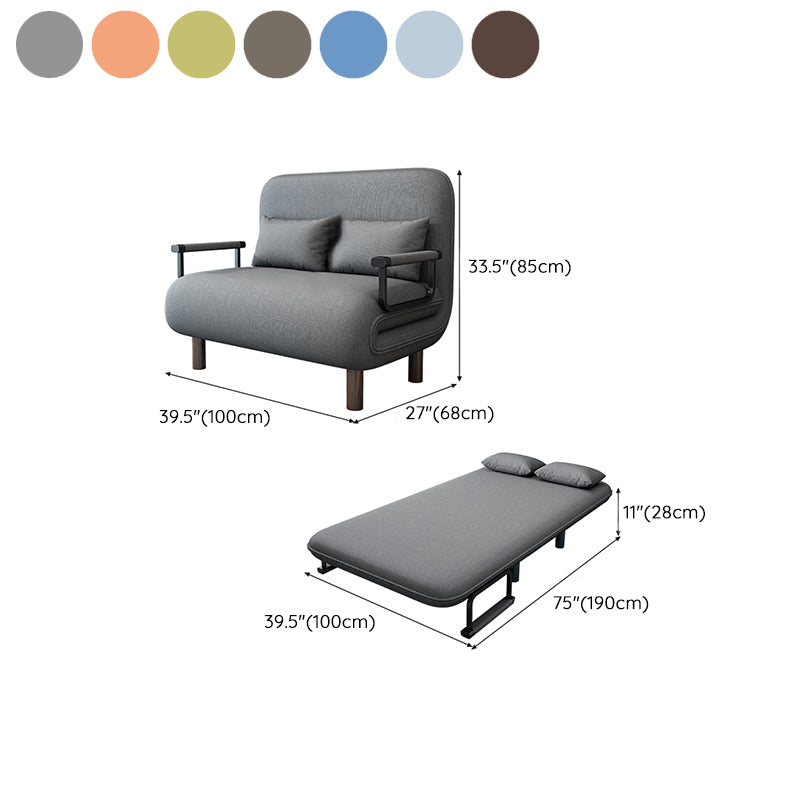 Contemporary Foldable Futon Sleeper Metal Futon Sleeper Sofa Bed