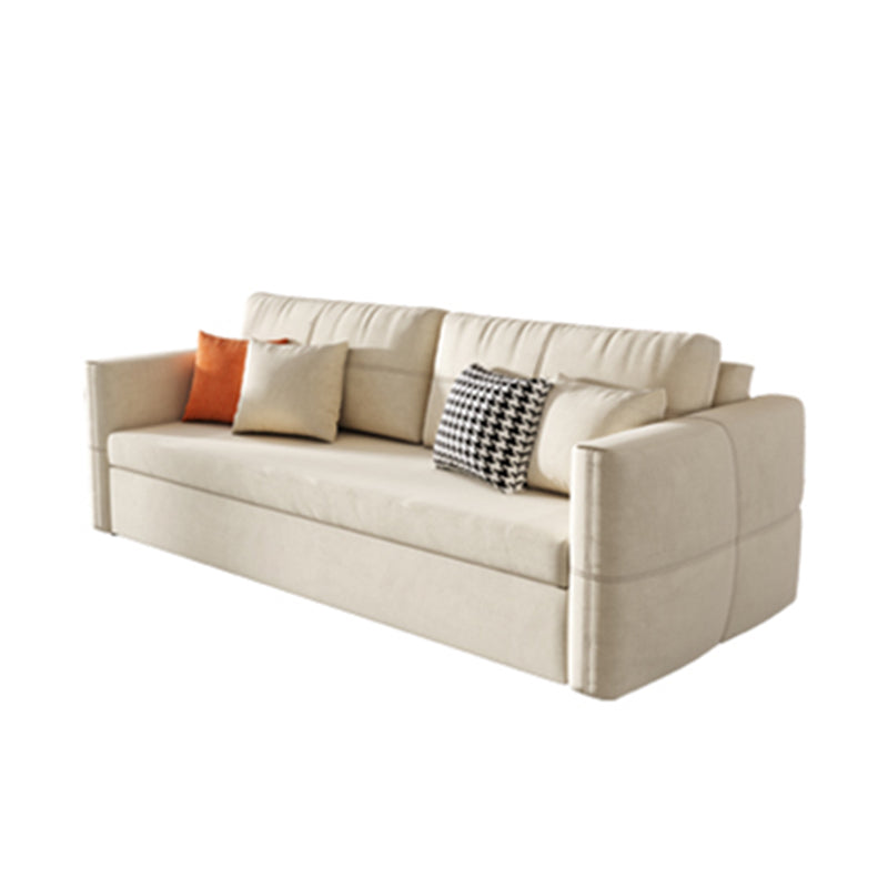 31" Wide Scandinavian Sleeper Sofa Futon Fabric Sleeper Sofa