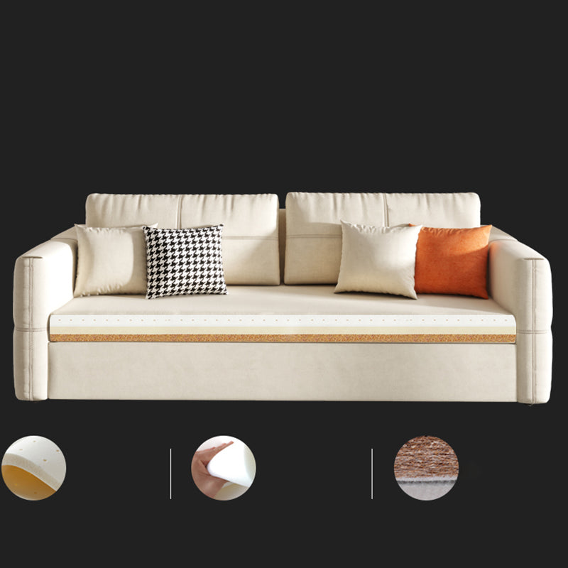 31" Wide Scandinavian Sleeper Sofa Futon Fabric Sleeper Sofa