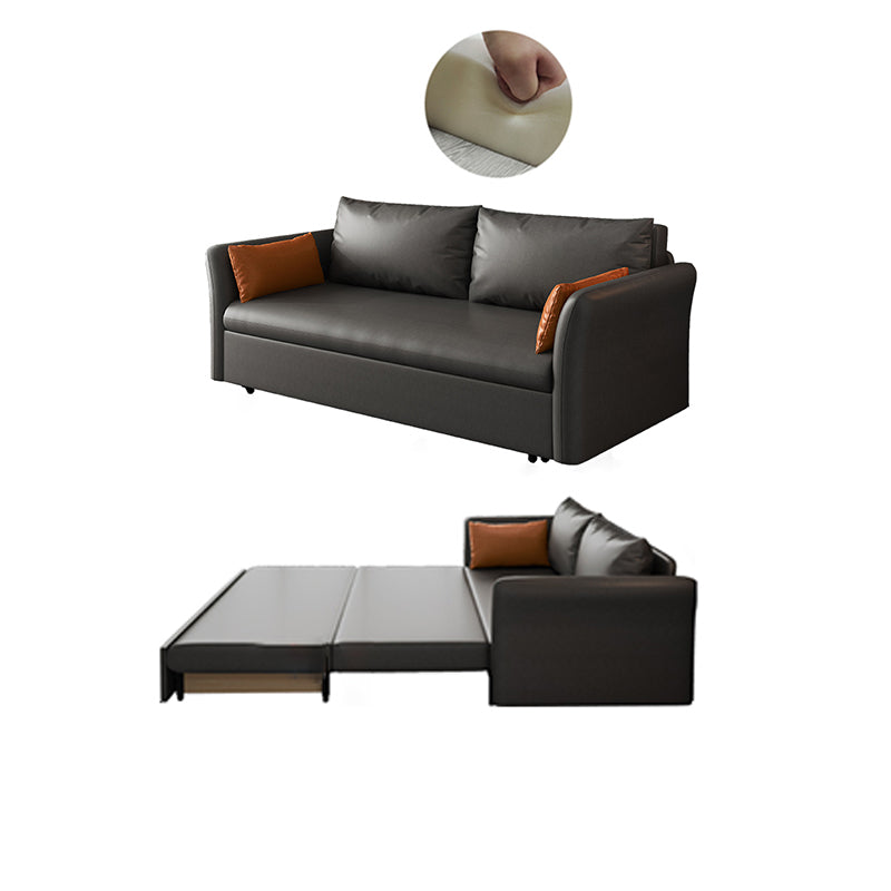 31" Wide Scandinavian Sleeper Sofa Futon Foldable Sleeper Sofa