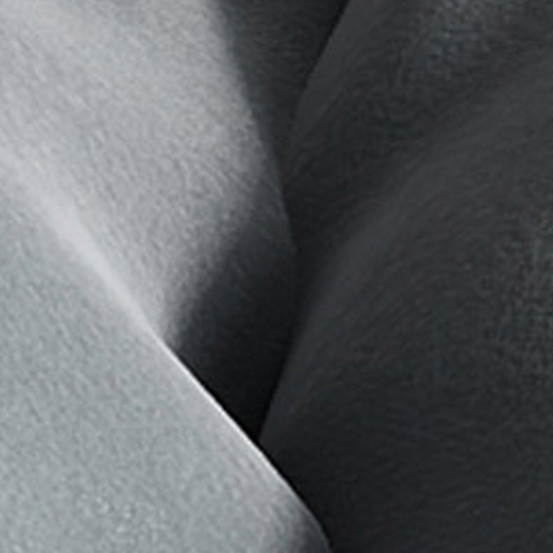 Contemporary Rectangular Upholstered Headboard Solid Color Standard Bed