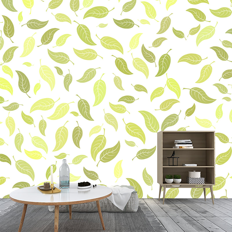 Plant Decoration Resistant Mural Wallpaper Sleeping Room Wall Mural