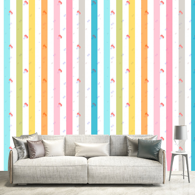 Eco-friendly Illustration Wall Mural Wallpaper Abstract Geometry Sitting Room Wall Mural
