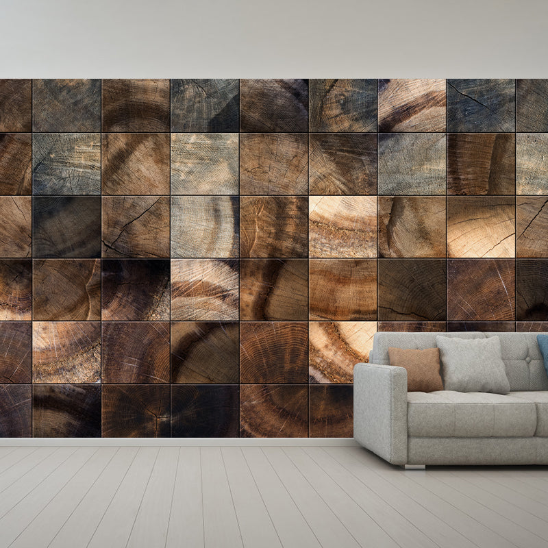 Stain Resistant Wood Grain Mural Wallpaper Illustration Indoor Wall Mural