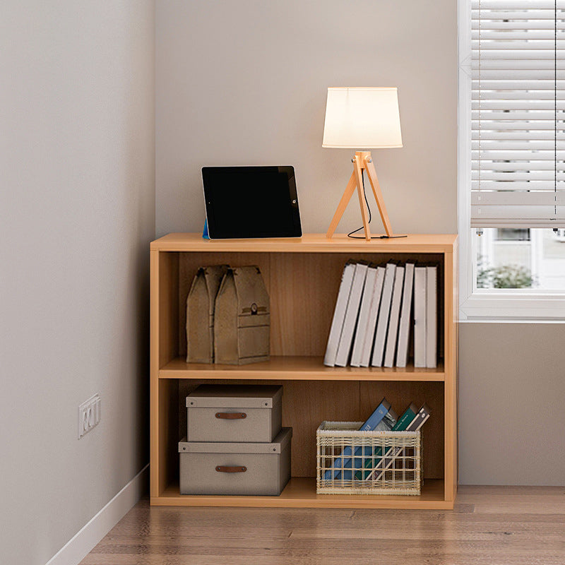 Engineered Wood Bookcase Standard Contemporary Closed Back Bookshelf
