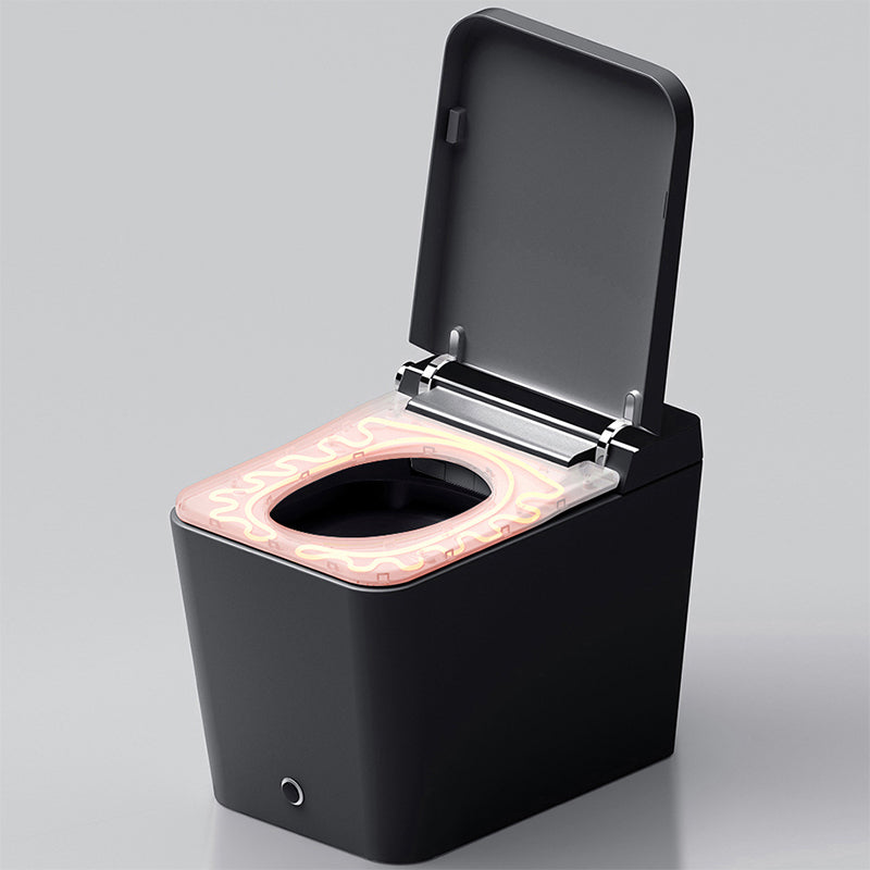 Modern Floor Mounted Flush Toilet Siphon Jet Urine Toilet with Heated Seat for Bathroom