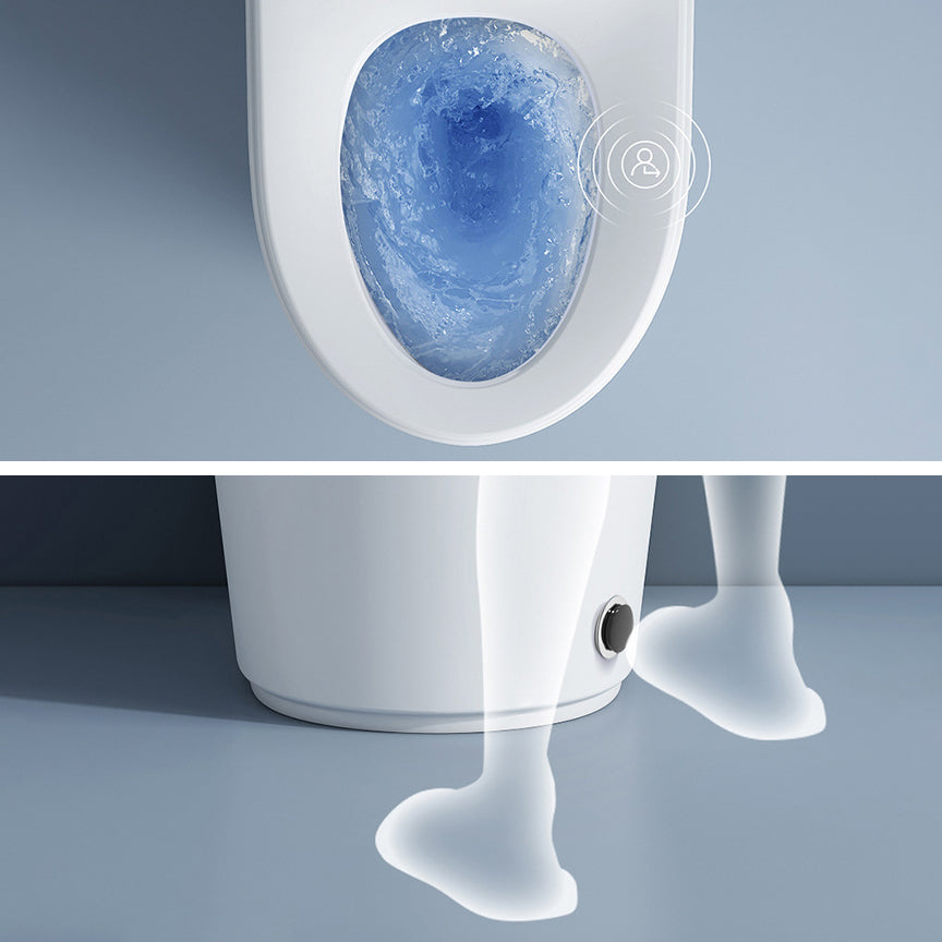 Modern Toilet Bowl One Piece Toilet Floor Mounted ABS Toilet