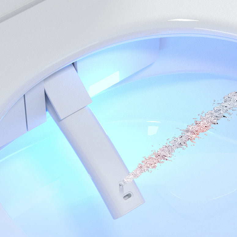 Modern Toilet Bowl One Piece Toilet Floor Mounted ABS Toilet