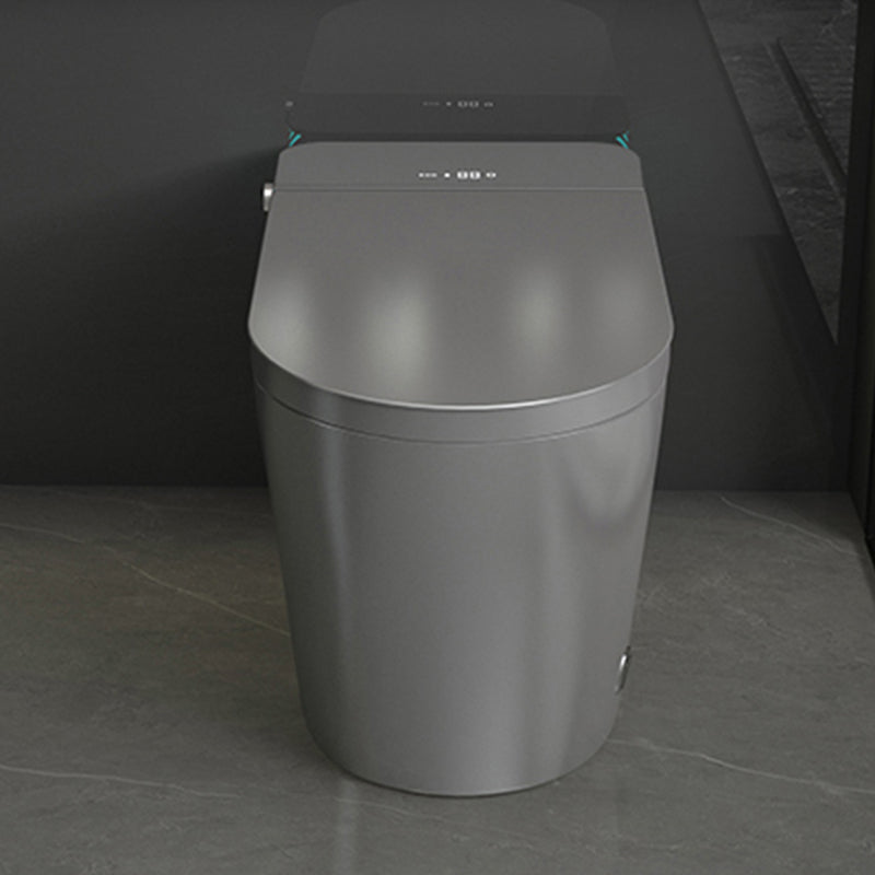 Modern Floor Mounted Flush Toilet Siphon Jet Urine Toilet with Heated Seat for Washroom