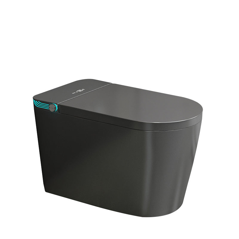 Modern Floor Mounted Flush Toilet Siphon Jet Urine Toilet with Heated Seat for Washroom