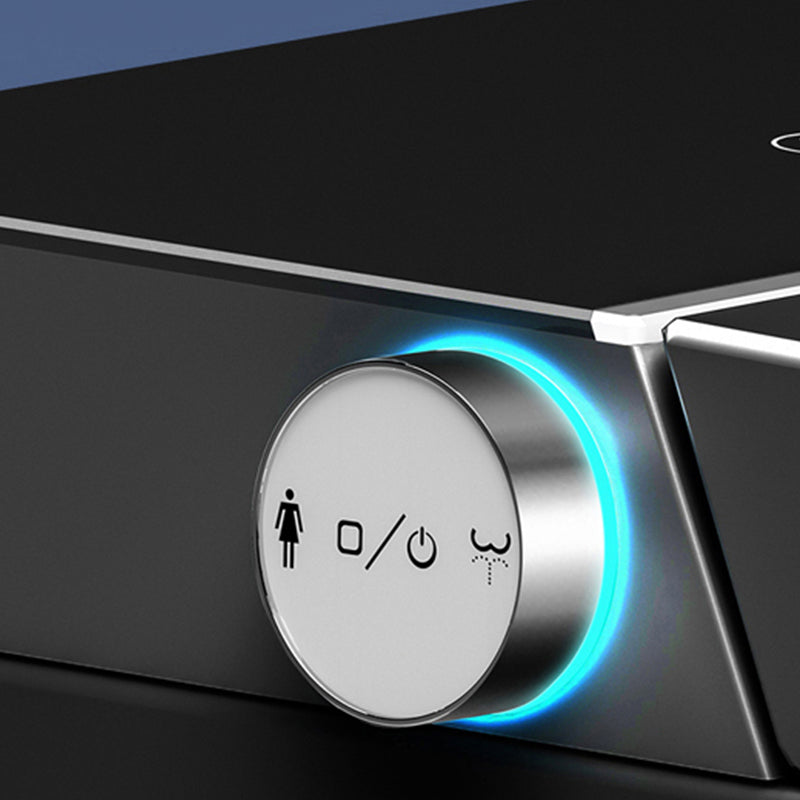 Modern Floor Mounted Flush Toilet Heated Seat Included Urine Toilet for Bathroom