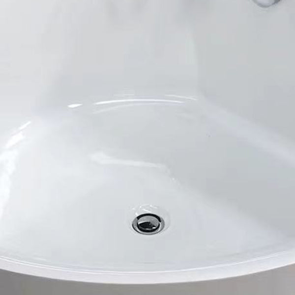 Antique Finish Round Soaking Bath Stand Alone Modern Bath Tub