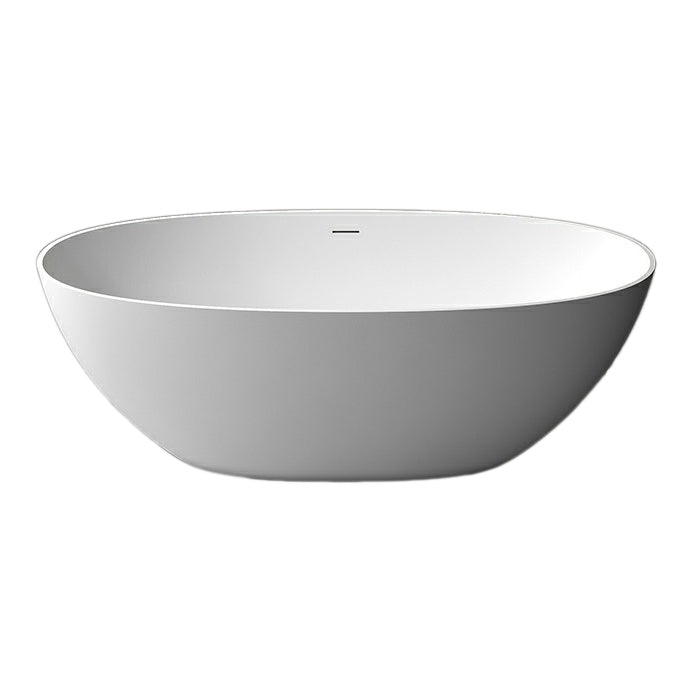 Antique Finish Oval Bathtub Freestanding Soaking Modern Bath Tub