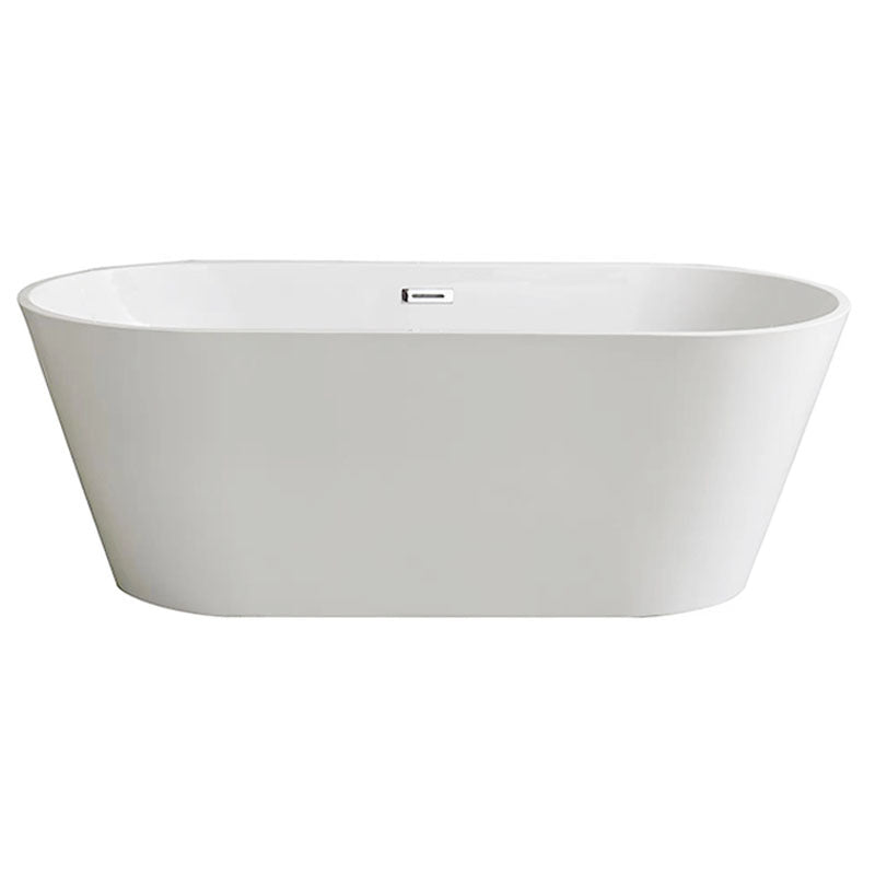 Modern Oval Freestanding Bathtub Antique Finish Soaking Bath Tub