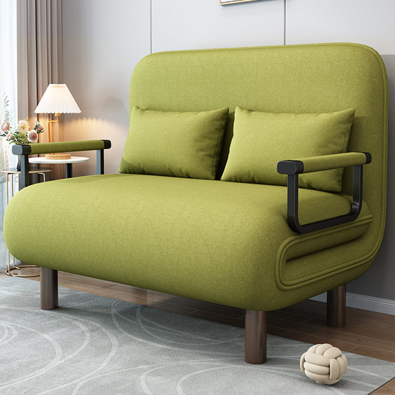 Contemporary Foldable Futon Sleeper Metal Futon and Mattress