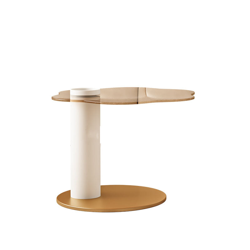 Pedestal Coffee Table Slate Geometric Coffee Coffee or End Table