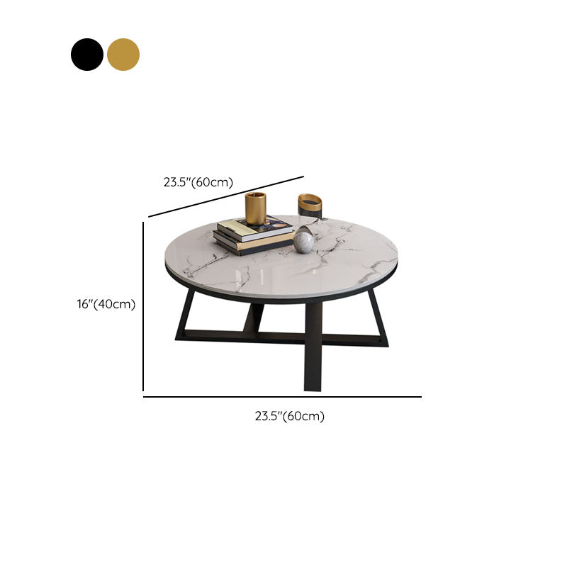 Frame Round Coffee Table Slate Top Coffee Coffee or End Table