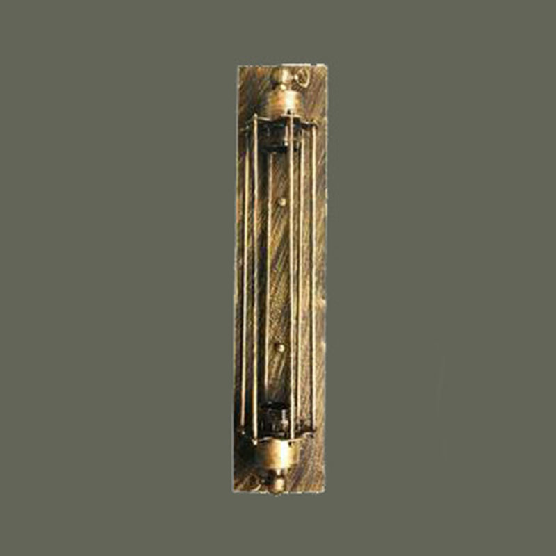 Metal Geometric Sconces Indoor Industrial 1 Light Wall Light Fixture