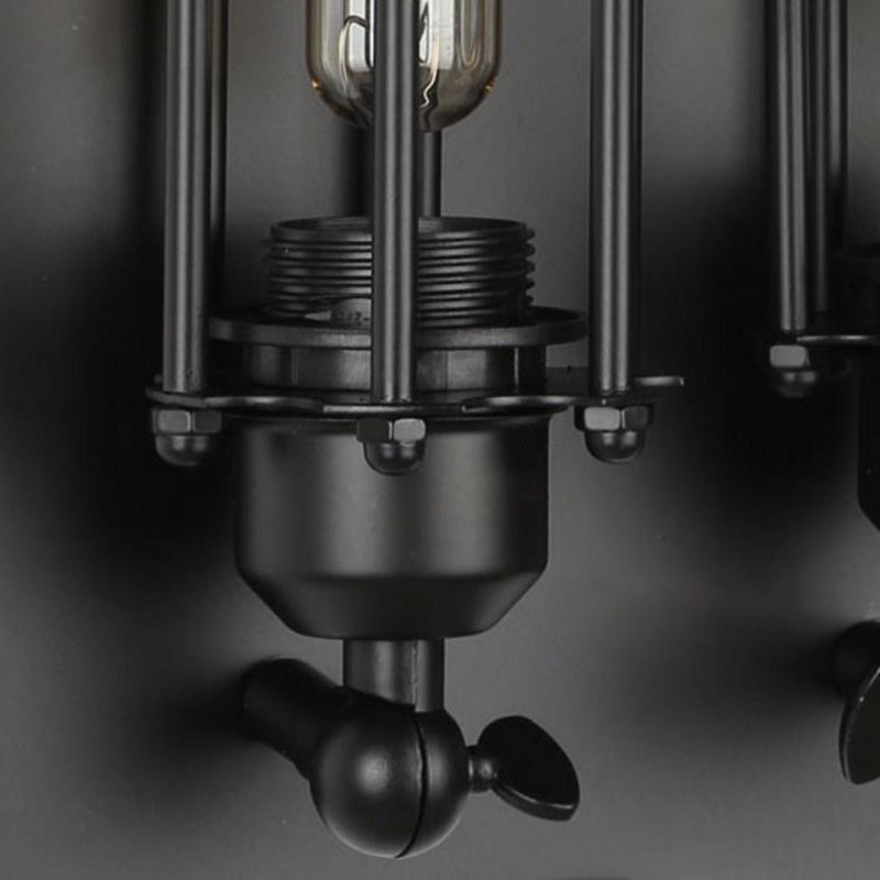 Metal Geometric Sconces Indoor Industrial 1 Light Wall Light Fixture