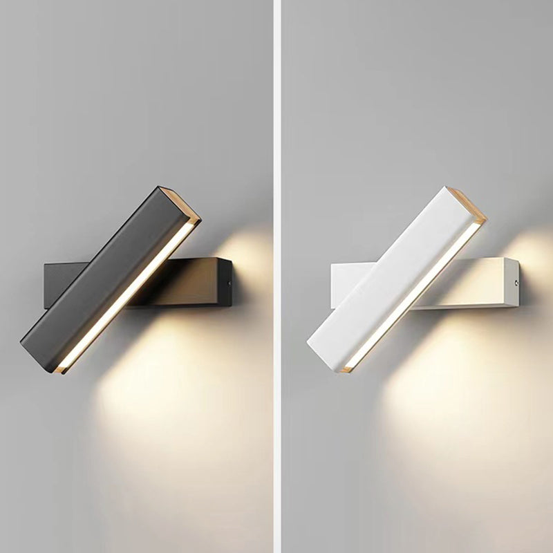 Metal Linear Sconces Indoor Contemporary 1 Light Wall Light Fixture