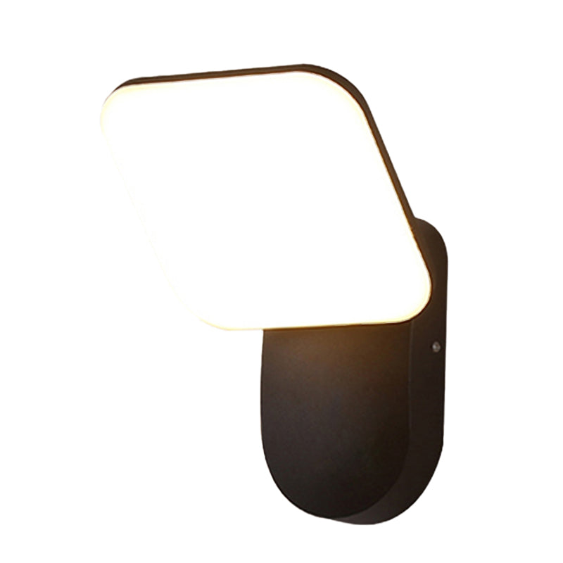 Simple Wall Sconce Waterproof Outdoor Sconce Light Fixture with Metal