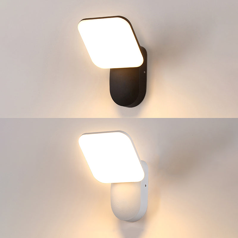 Simple Wall Sconce Waterproof Outdoor Sconce Light Fixture with Metal