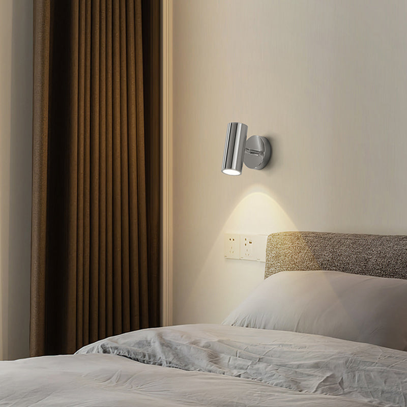 Modernism Pivoting Wall Sconce Cylinder Reading Wall Light for Bedroom