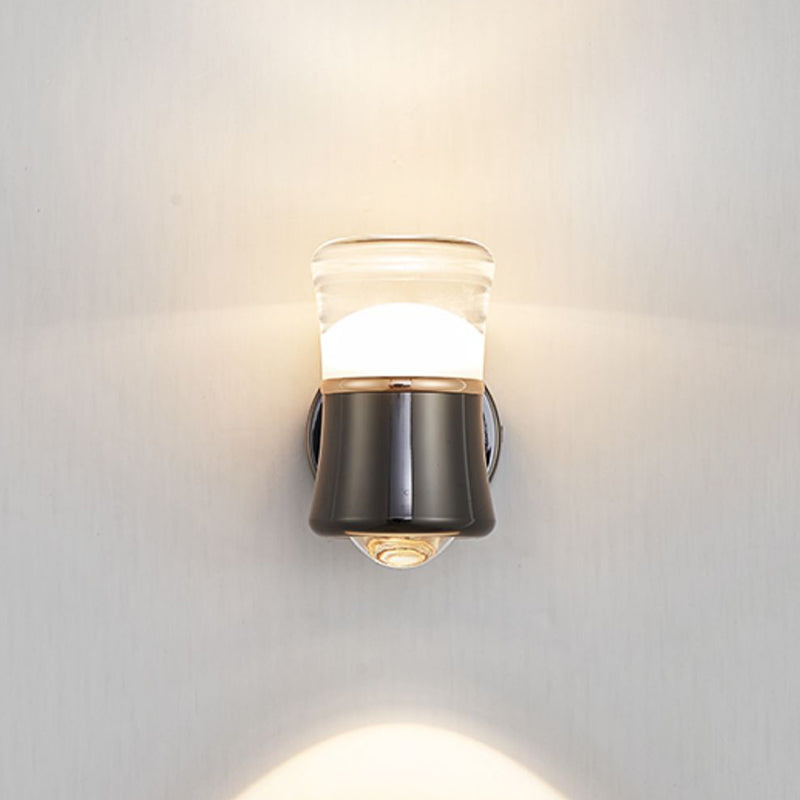 Modernism Wall Sconce Black Sconce Lighting with Metal for Bedroom