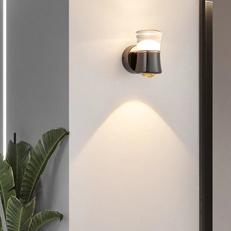 Modernism Wall Sconce Black Sconce Lighting with Metal for Bedroom