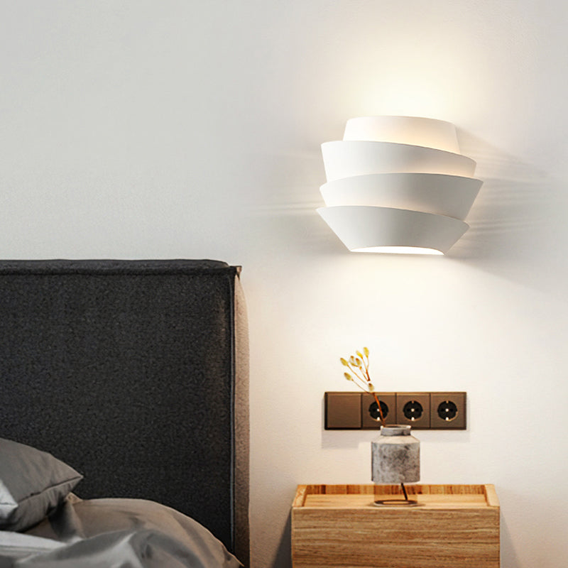 Kids Style 2 - Light Wall Mounted Fixture in White Iron Flower Shape Wall Sconce